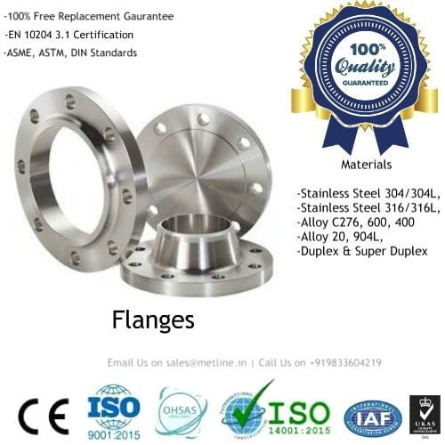 Nickel Alloy Flanges Manufacturers, Suppliers, Factory - Inconel Monel, Incoloy, Hastelloy