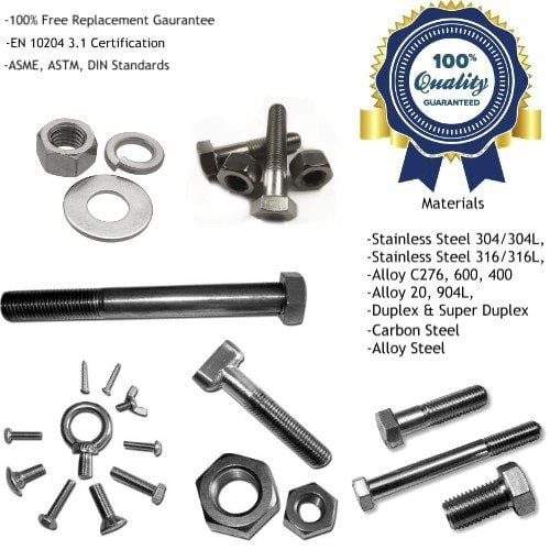 Duplex Nuts & Bolts Manufacturers, Suppliers, Factory