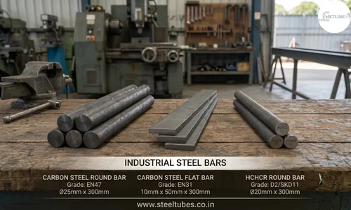 Carbon Steel Round Bars, Flat Bars, HCHCR Pipes Manufacturer and Suppliers At Best Price