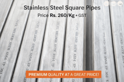 Gi Rectangular Tube Latest Stainless Steel Square Pipe Price Guide 2026 | INR/Kg