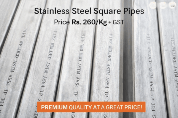 Gi Rectangular Tube Latest Stainless Steel Square Pipe Price Guide 2026 | INR/Kg